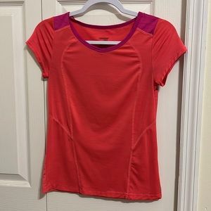 Dry-fit Kids Red/Purple Top (Size 10/12)
